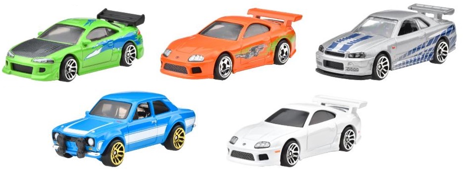 画像: 【仮予約】PRE-ORDER - 2024 HW FAST & FURIOUS 【ワイルド・スピード テーマ Hアソート - ブライアン・オコナー 5種セット】1995 三菱 エクリプス/トヨタ スープラ(ORANGE)/日産スカイラインGT-R (BNR34)/1970 フォード エスコート RS1600/トヨタ スープラ(WHITE)(2024年12月中旬入荷予定）