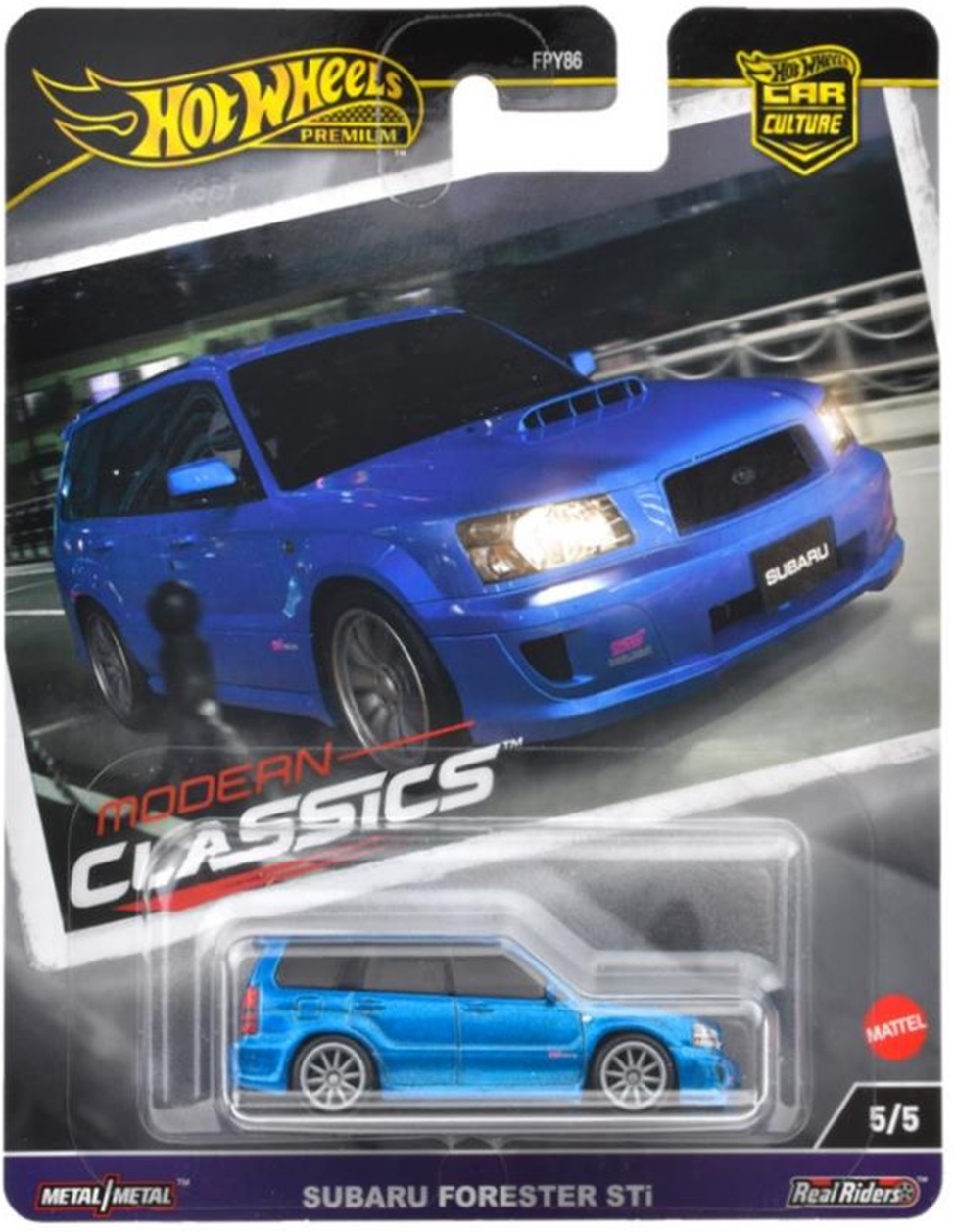 画像: 【仮予約】PRE-ORDER - 2024 HW CAR CULTURE "モダン・クラシックス" 【スバル フォレスター STi】BLUE/RR (2024年12月下旬入荷予定)