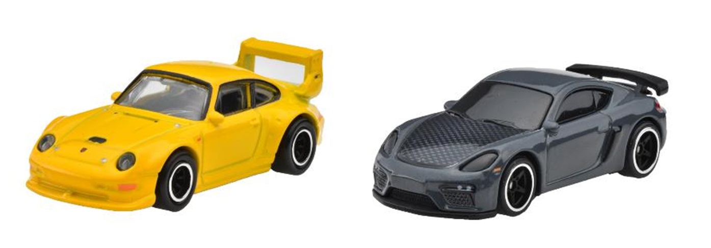 画像: 【仮予約】PRE-ORDER - 2024 HW CAR CULTURE "PREMIUM 2PACK" 【ポルシェ 993 GT2/ ポルシェ 718 ケイマン GT4】YELLOW/BLACK/RR (2024年12月下旬入荷予定)(ショートした場合は先着順となります）