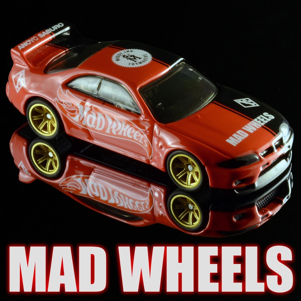 画像: MAD WHEELS (マッドホイール） 【T〇MICA NISSAN GT-R (カスタム完成品）】RED-BLACK/RR (送料サービス適用外) 