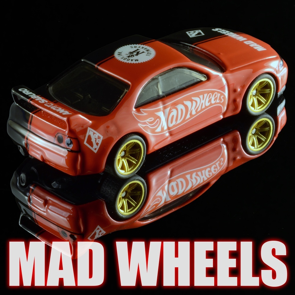 画像: MAD WHEELS (マッドホイール） 【T〇MICA NISSAN GT-R (カスタム完成品）】RED-BLACK/RR (送料サービス適用外) 