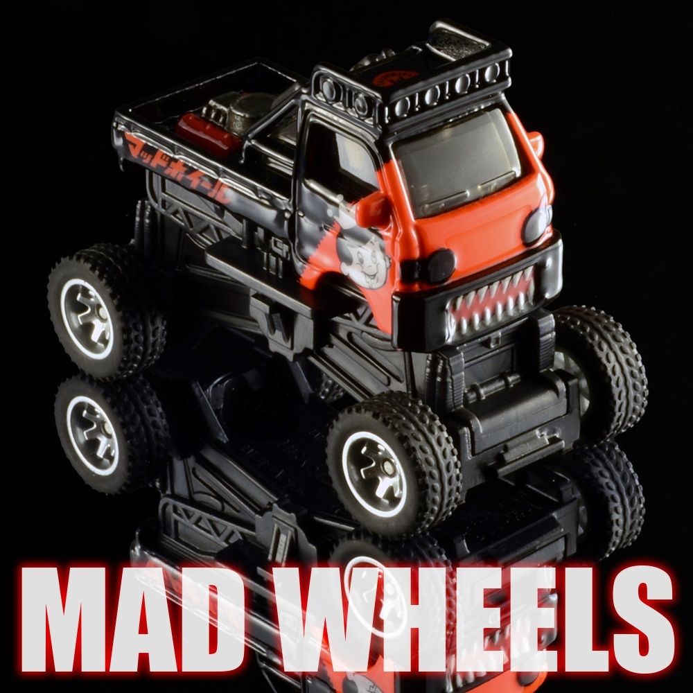 画像: MAD WHEELS (マッドホイール） 【MAD AUTOZAM PickUp (カスタム完成品）】NEON RED-BLACK/RR (送料サービス適用外) 