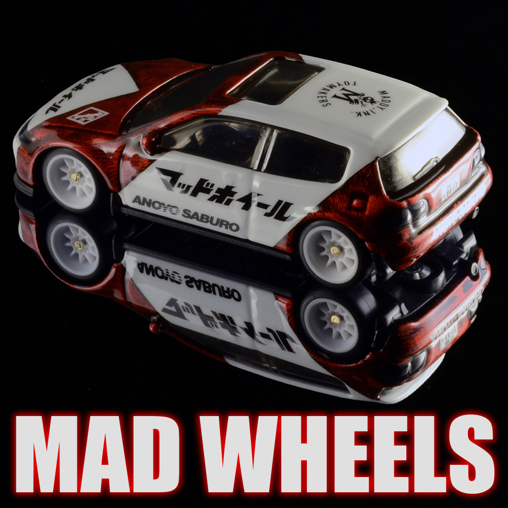 画像: MAD WHEELS (マッドホイール） 【Oroblram HONDA CIVIC (カスタム完成品）】WHITE-RED/RR (送料サービス適用外) 