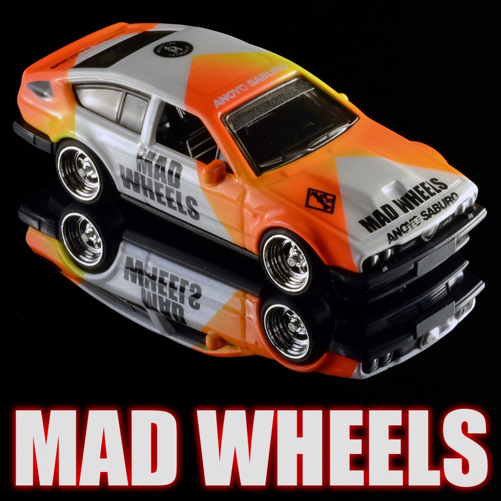 画像: MAD WHEELS (マッドホイール） 【Oroblram Alfa GTV (カスタム完成品）】WHITE-ORANGE/RR (送料サービス適用外) 