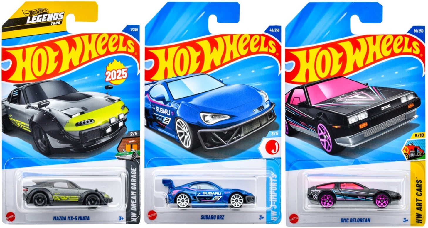 画像1: 【仮予約】PRE-ORDER - 【 HOT WHEELS ベーシック 3種セット(国内流通版/裏面日本語)】(2025年1月末入荷予定）