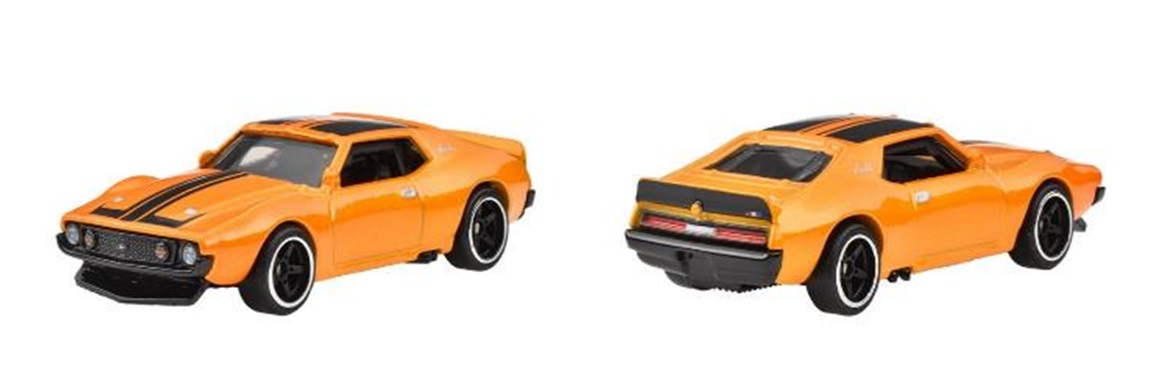 画像: 【仮予約】PRE-ORDER - 2025 HW CAR CULTURE "PREMIUM 2PACK" 【'71 AMC ジャヴェリン/AMC レベル マシーン】ORANGE/WHITE/RR (2025年2月上旬入荷予定)(ショートした場合は先着順となります）