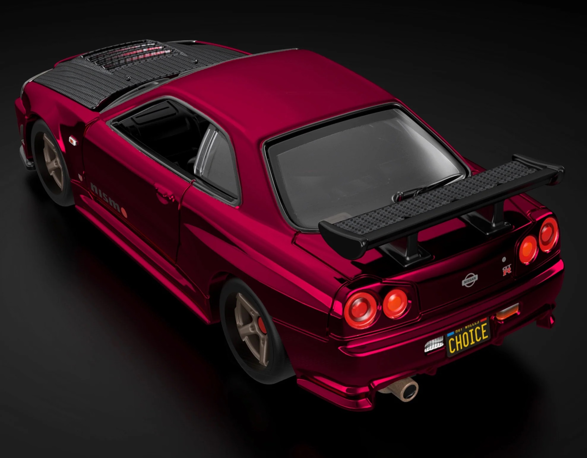 画像: 【来年12月頃入荷予定】【仮予約】PRE-ORDER - 2024 RLC sELECTIONs 【NISSAN SKYLINE GT-R (BNR34)(フード開閉タイプ)】  SPEC.OXBLOOD/RR (来年2025年12月頃入荷予定）