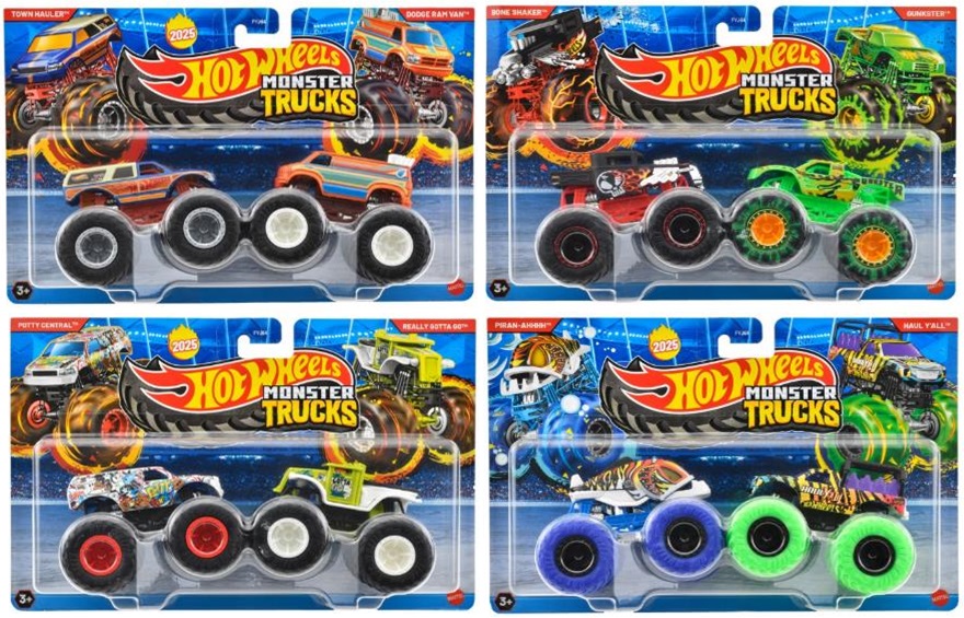 画像: 【仮予約】PRE-ORDER - 2025 HW MONSTER TRUCKS! 【2パック - Sアソート4種セット】(2025年3月下旬入荷予定）