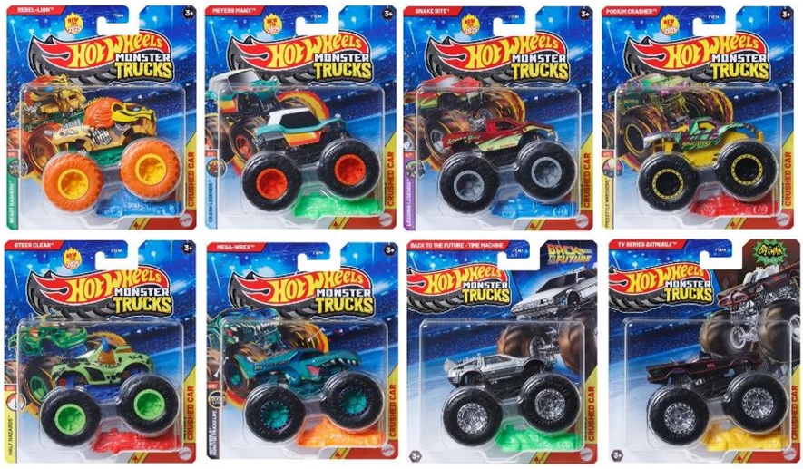 画像1: 【仮予約】PRE-ORDER - 2025 HW MONSTER TRUCKS! 【Dアソート (8個入り）】(2025年3月下旬入荷予定）