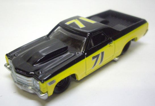 画像: LOOSE - WAYNE'S GARAGE CHASE 【'71 EL CAMINO】　YELLOW/RR  (セットばらし・サイン付き）