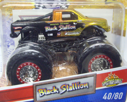 画像: 2011 MONSTER JAM INSIDE TATTOO 【BLACK STALLION】 SPEC.YELLOW (SPECTRA FLAMES)