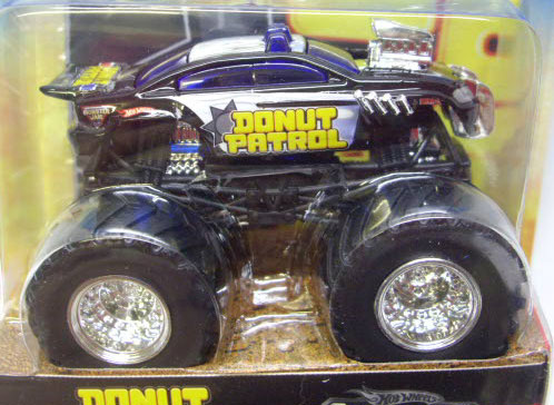 画像: 2010 MONSTER JAM FLAG SERIES 【DONUT PATROL (HOT WHEELS ORIGINALS)】 BLACK