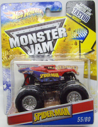 画像: 2011 MONSTER JAM INSIDE TATTOO 【SPIDER-MAN】 RED