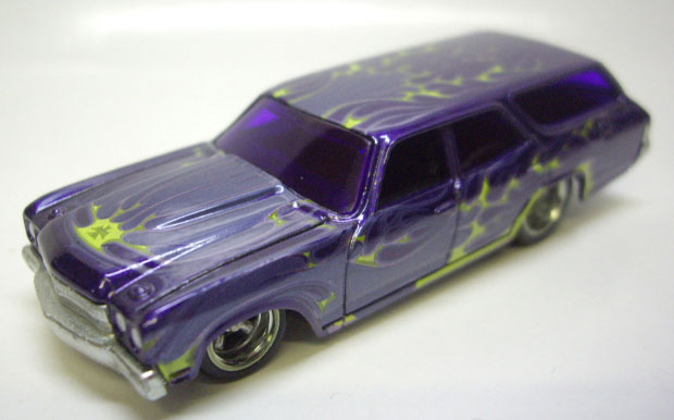 画像: LOOSE - WAYNE'S GARAGE CHASE 【'70 CHEVELLE SS WAGON】　PURPLE/RR  (セットばらし・サイン付き）