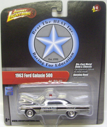 画像: JOHNNY LIGHTNING 2.0  R4 【"SGT.BILLY HILL" 1963 FORD GALAXIE 500】 SILVER