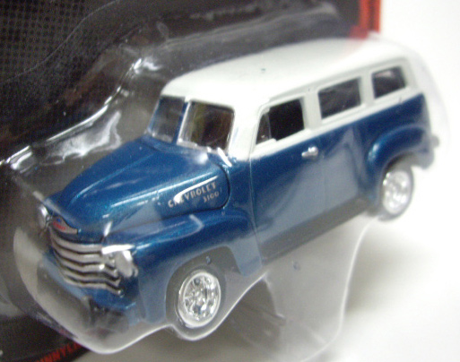 画像: FOREVER 64 EX 【1950 CHEVY SUBURBAN】 MET.BLUE-WHITE (WAL MART EXCLUSIVE)