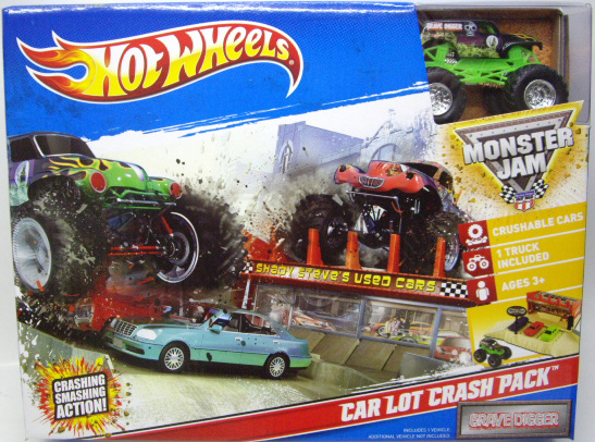 画像: 2011 MONSTER JAM 【CAR LOT CRASH PACK】 with GRAVE DIGGER