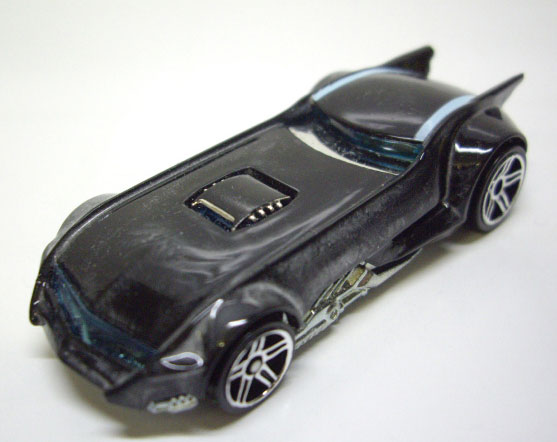 画像: LOOSE - 2007 BATMAN 2PACK 【ANIMATED BATMOBILE】　MET. BLACK/PR5 (LIGHT BLUE LINE)