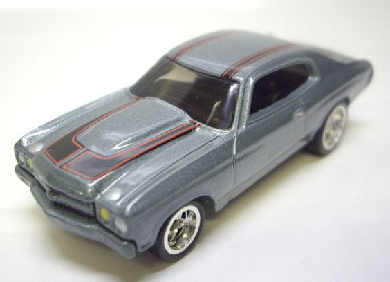 画像: LOOSE - PHIL'S GARAGE CHASE 【'70 CHEVELLE SS】　GRAY/RR  (セットばらし・サイン付き）