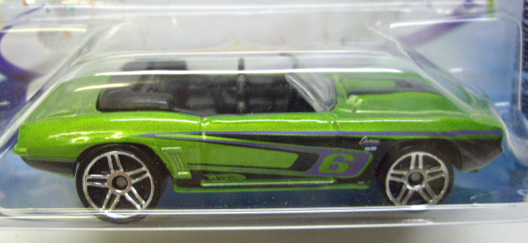 画像: 2010 WALMART EXCLUSIVE HAPPY BIRTHDAY! 【'69 CAMARO CONVERTIBLE】　GREEN/PR5