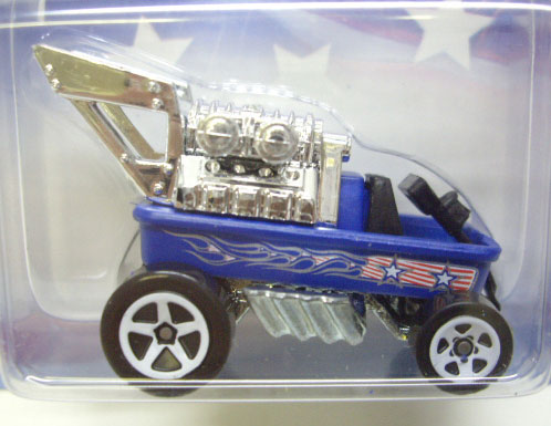 画像: 2008 WALMART EXCLUSIVE 4th of July 【DRAGGIN' WAGON (RADIO FLYER WAGON)】　FLAT BLUE/5SP