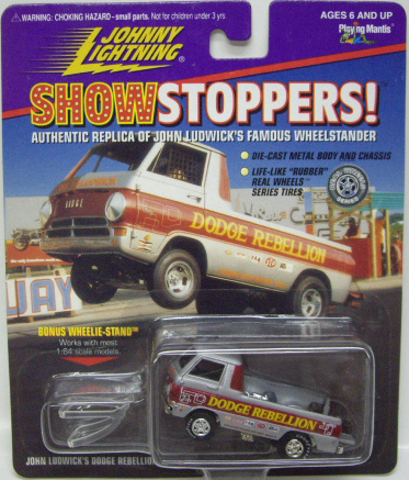 画像: 1998 JOHNNY LIGHTNING "SHOW STOPPERS!" 【JOHN LUDWICK'S DODGE REBELLION (1965 DODGE A-100 PICKUP)】　SILVER/RR