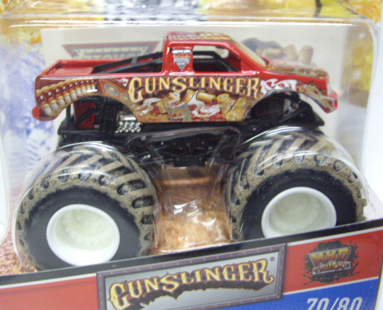 画像: 2011 MONSTER JAM INSIDE TATTOO 【GUN SLINGER】 RED (MWD TRUCKS)