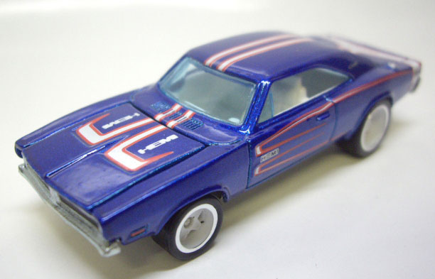 画像: LOOSE - PHIL'S GARAGE CHASE 【'69 CHARGER】　BLUE/RR  (セットばらし・サイン付き）