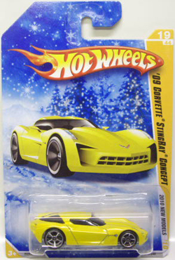 画像: TARGET EXCLUSIVE SNOW FLAKE CARD 【'09 CORVETTE STINGRAY CONCEPT】　MET.YELLOW/O5