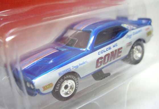 画像: LIMITED EDITION - ANNIVERSARY EDITION 【COLOR ME GONE DODGE CHALLENGER FUNNY CAR】　BLUE/RR