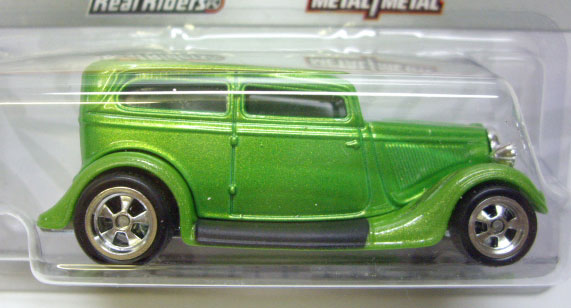 画像: 2010 LARRY'S GARAGE  CHASE 【'34 FORD SEDAN】　MET.GREEN/RR  (サインTAMPO付き）