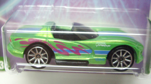 画像: 2011 WALMART EXCLUSIVE "CARS OF THE DECADES" 【DODGE VIPER】 MET.GREEN/10SP