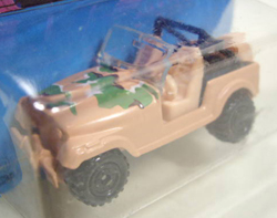 画像: ACTION COMMAND 【ROLL PATROL JEEP CJ (No.9375)】  TAN/CT (TAN INTERIOR)