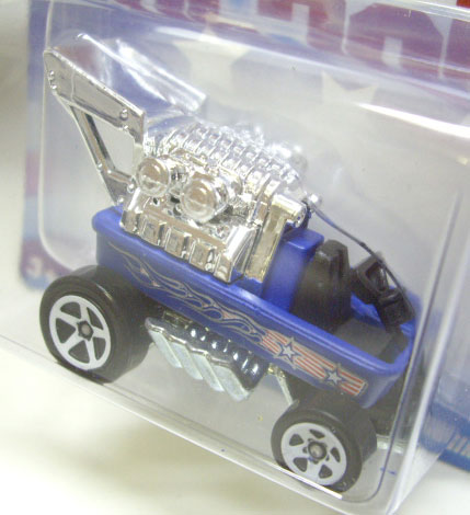 画像: 2008 WALMART EXCLUSIVE 4th of July 【DRAGGIN' WAGON (RADIO FLYER WAGON)】　FLAT BLUE/5SP