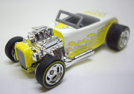 画像: LOOSE - WAYNE'S GARAGE CHASE 【STREET RODDER】　WHITE-YELLOW/RR  (セットばらし・サイン付き）