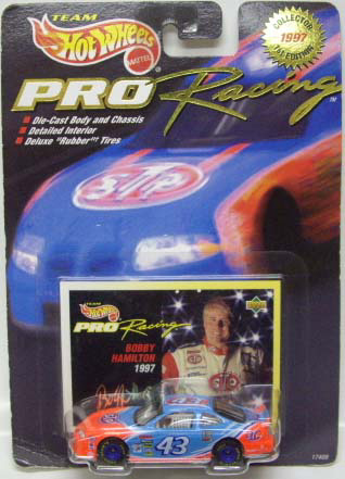 画像: 1997 HOT WHEELS PRO RACING 【BOBBY HAMILTON #43 TEAM STP PONTIAC GRAND PRIX 】　LT.BLUE/RR