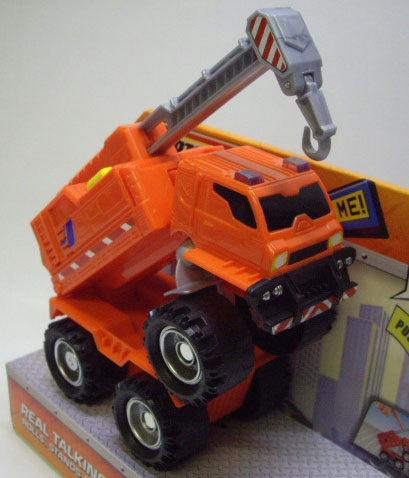 画像: 1/50 ROCKY & FRIENDS TRUCKS 【REAL TALKING LANKY】 ORANGE (ボタンを押すと立ち上がってしゃべります）