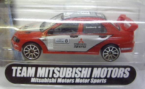 画像: HOTWHEELS RACING WRC 【TEAM MITSUBISHI MOTORS LANCER EVOLUTION 7】　RED/10SP