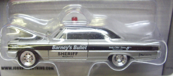 画像: JOHNNY LIGHTNING 2.0  R4 【"SGT.BILLY HILL" 1963 FORD GALAXIE 500】 SILVER