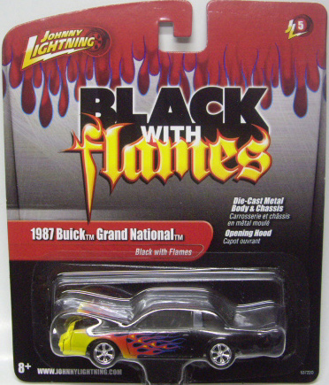 画像: JOHNNY LIGHTNING 2.0  R5 【"BLACK WITH FLAMES"1987 BUICK GRAND NATIONALS】 BLACK