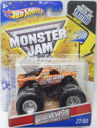 画像: 2011 MONSTER JAM INSIDE TATTOO 【BAD NEWS TRAVELS FAST】 ORANGE