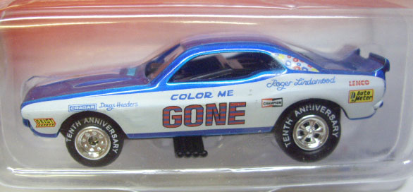 画像: LIMITED EDITION - ANNIVERSARY EDITION 【COLOR ME GONE DODGE CHALLENGER FUNNY CAR】　BLUE/RR