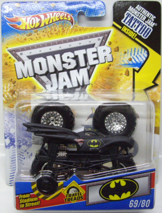 画像: 2011 MONSTER JAM INSIDE TATTOO 【BATMOBILE】 FLAT BLACK (TRAVEL TREADS)