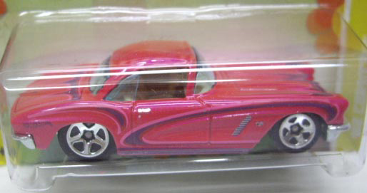 画像: 2011 WALMART EXCLUSIVE "CARS OF THE DECADES" 【'62 CORVETTE】 MET.PINK/5SP