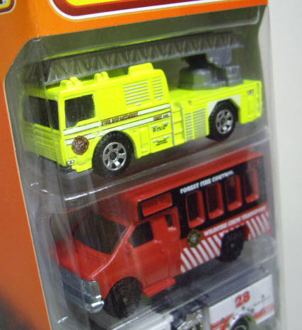 2010 MATCHBOX 5PACK - BLAZE BUSTERS No.6 【Fire Engine/Chevy