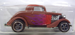 画像: 20009 LARRY'S GARAGE 【3-WINDOW '34 FORD】　FLAT BROWN/RR