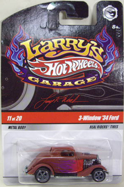 画像: 20009 LARRY'S GARAGE 【3-WINDOW '34 FORD】　FLAT BROWN/RR