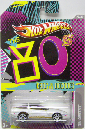 画像: 2011 WALMART EXCLUSIVE "CARS OF THE DECADES" 【'80s CORVETTE】 WHITE/10SP