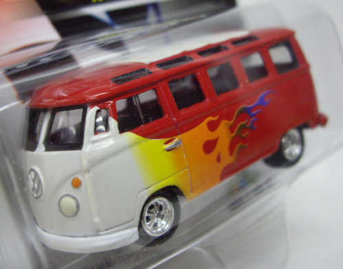 画像: JOHNNY LIGHTNING M.A.C.E. EXCLUSIVE 【1964 VW SAMBA BUS】 RED-WHITE/RR