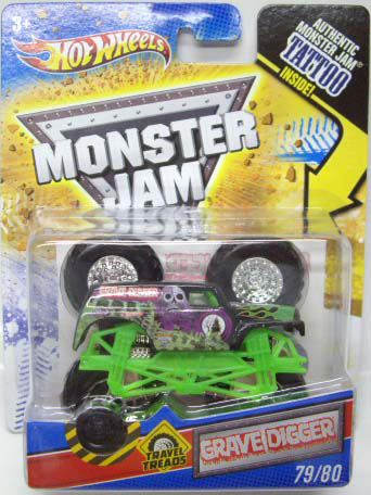 画像: 2011 MONSTER JAM INSIDE TATTOO 【GRAVE DIGGER】　BLACK (TRAVEL TREADS)